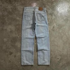 Vintage 90  s Levi's 501  s Denim Jeans Size 32x30 Made In USA Button Fly