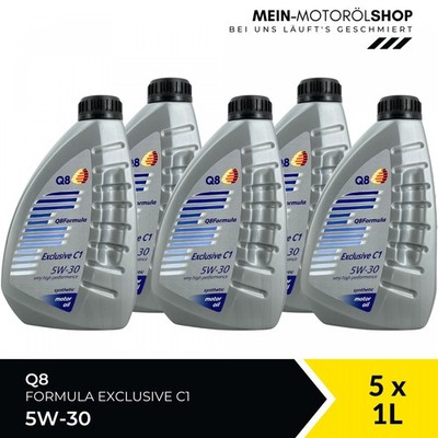 Q8 Formula Exclusive C1 5W-30 JAGUAR Ford Motoröl 5x1 Liter = 5 Liter