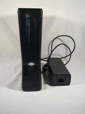 Xbox 360 S Slim Black Console & Power Brick 250GB Model 1439 Tested Working
