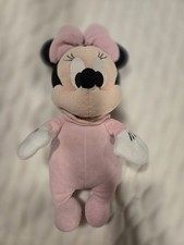 Disney Parks Disney Babies Stuffed Animal Pink Black Minnie Mouse Collectable