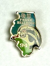 Vintage Ducks Unlimited Frank Bellrose Lapel Hat Pin 1994
