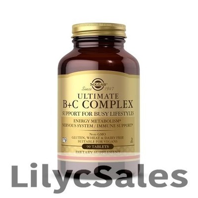 Ultimate B+C Complex Stress Formula 90 Tablets