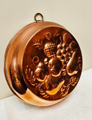 Vintage Schwedische Kupfer Obstform