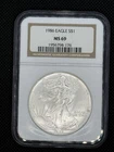 1986 Silver Eagle NGC MS69 #281
