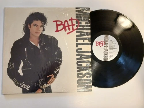 MICHAEL JACKSON ~ Bad ~ 1987 1st Press  Epic E 40600 Gatefold w/Lyrics in Shrink