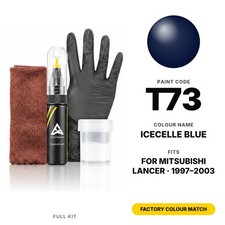 Touch Up Paint For Mitsubishi Lancer T73 Icecelle Blue Full Kit Dent Touch Up