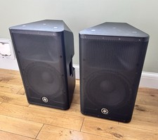 Yamaha DXR15 Pro Bluetooth  15 " PA System Inc USB Mixer + Leads - Ready To Use