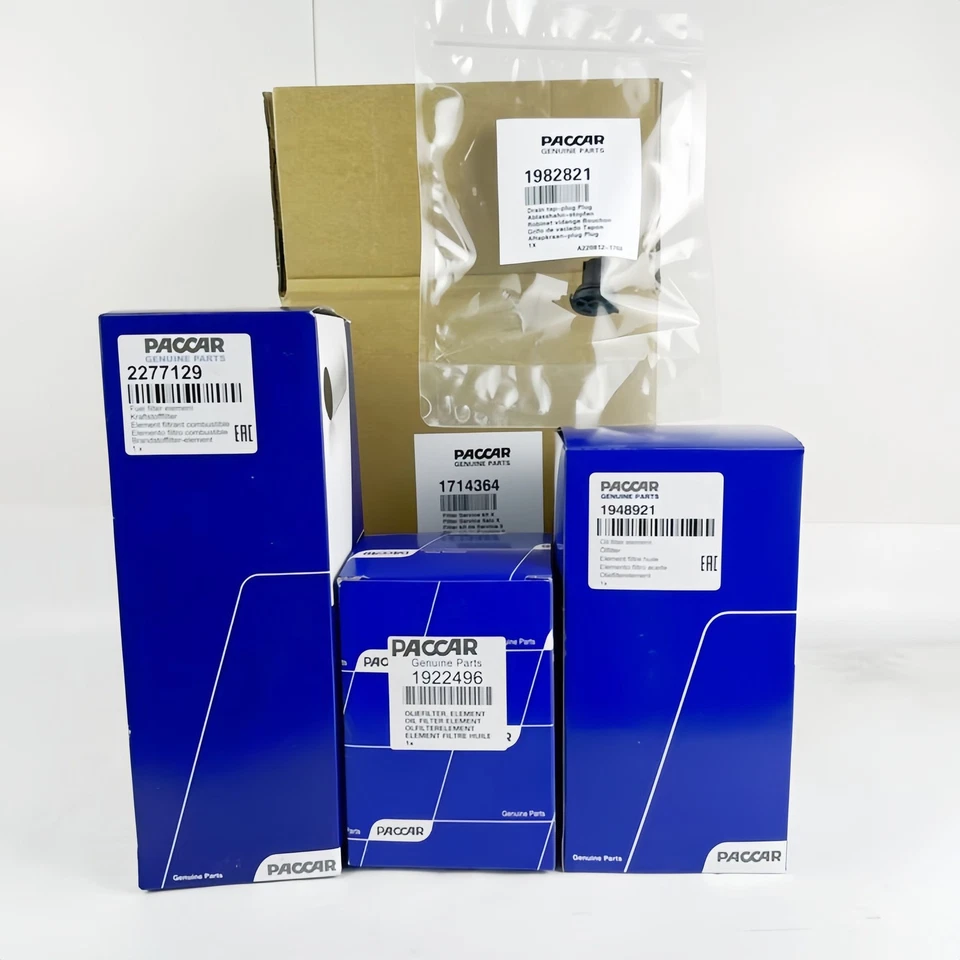 Engine Oil & Fuel Filter 1948921G 2277129G 1922496 1982821 Kit for MX-13 EPA13 - Image 2 of 4