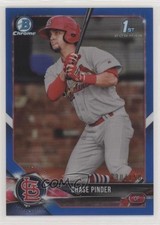 2018 Bowman Chrome Prospects Blue Refractor 30/150 Chase Pinder #BCP222 0l1