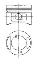 Kolbenschmidt 94910700 Kolben FüR Autobianchi Passend FüR Fiat Lancia