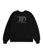 NEW OFFICIAL Taylor Swift-The Tortured Poets Department Black Crewneck-Pick Size