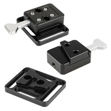 CAMVATE Bttery Plate Adapter Mount with Male to Female QR V-Lock Universal