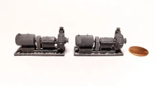 2pc HO Scale Compressor Units - 1:87 3D print model railroad cargo