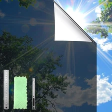 One-Way Window Privacy Film Reflective Mirror Film Static Cling UV Sun Blocking