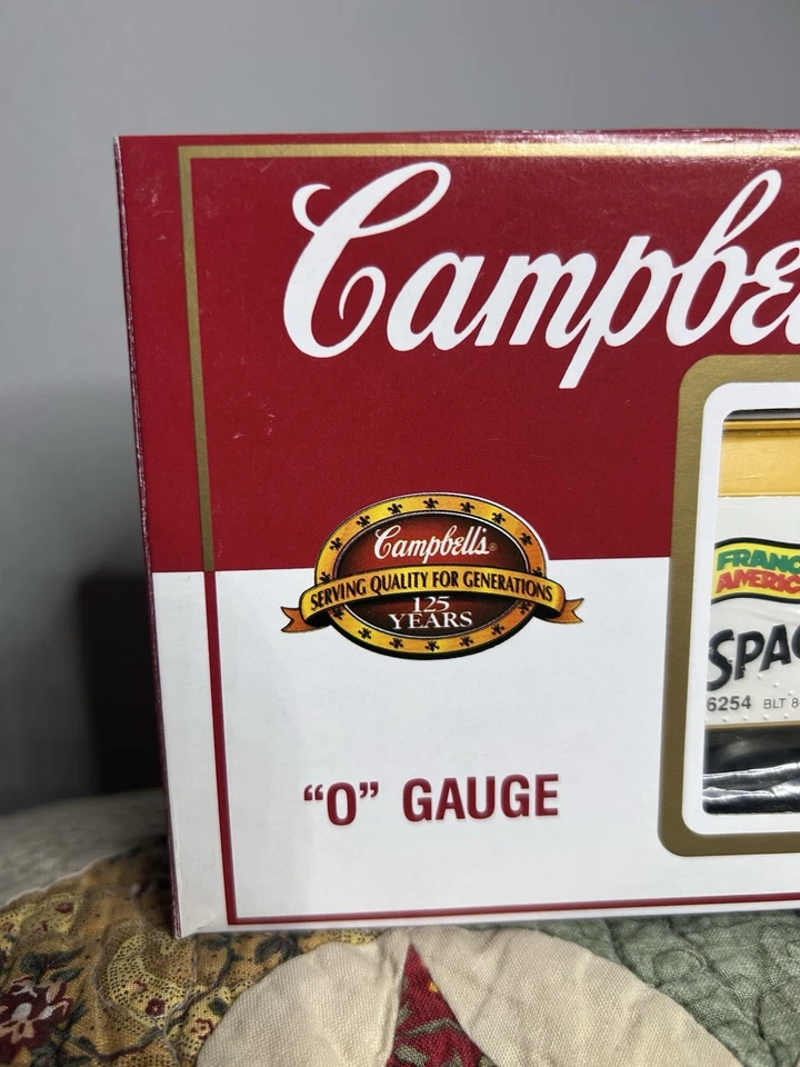 RARE Vintage K-Line O Gauge Campbell's Soup Train Car ~ 1994 ~ Spaghettios - Image 2 of 4