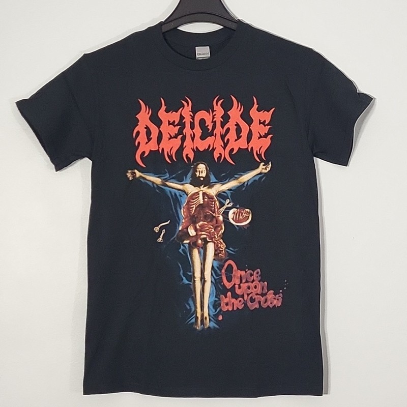 DEICIDE Once Upon The Cross S SMALL Official T-Shirt Black Mens Band Logo