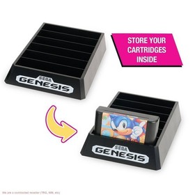 Sega Genesis Display Console - Supervillain Boss Bundle + Sonic 1