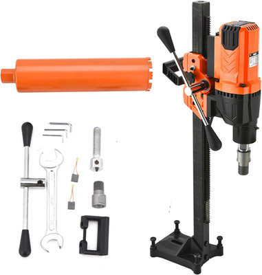 8'' Diamond Core Drilling Machine for Wet Concrete with Stand & Wheels