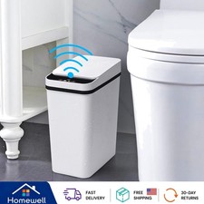 Compact 2.2 Gallon Motion Sensor Trash Can Elegant Solution for Home Office