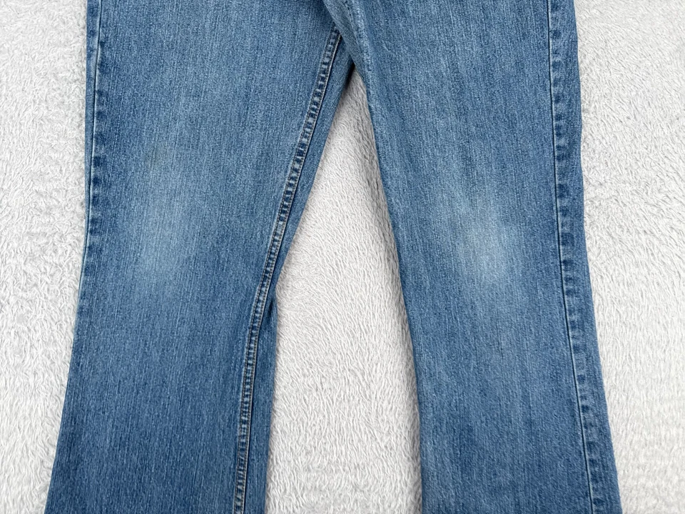 Jeans Ellemenno Juniors 9 Azul Denim Bootcut Botón Mosca tiro medio Algodón 30x30 Foto 3 de 4