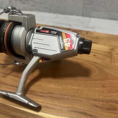 Vintage Abu Garcia Kingfisher 43 Spinning Reel Made JAPAN 1980's - VGC | eBay Vintage Abu Garcia Kingfisher 43 Spinning Reel Made JAPAN 1980's - VGC | eBay