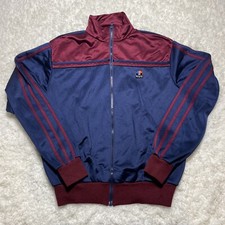 Pinnacle Track Jacket Mens Large Blue Red Vintage
