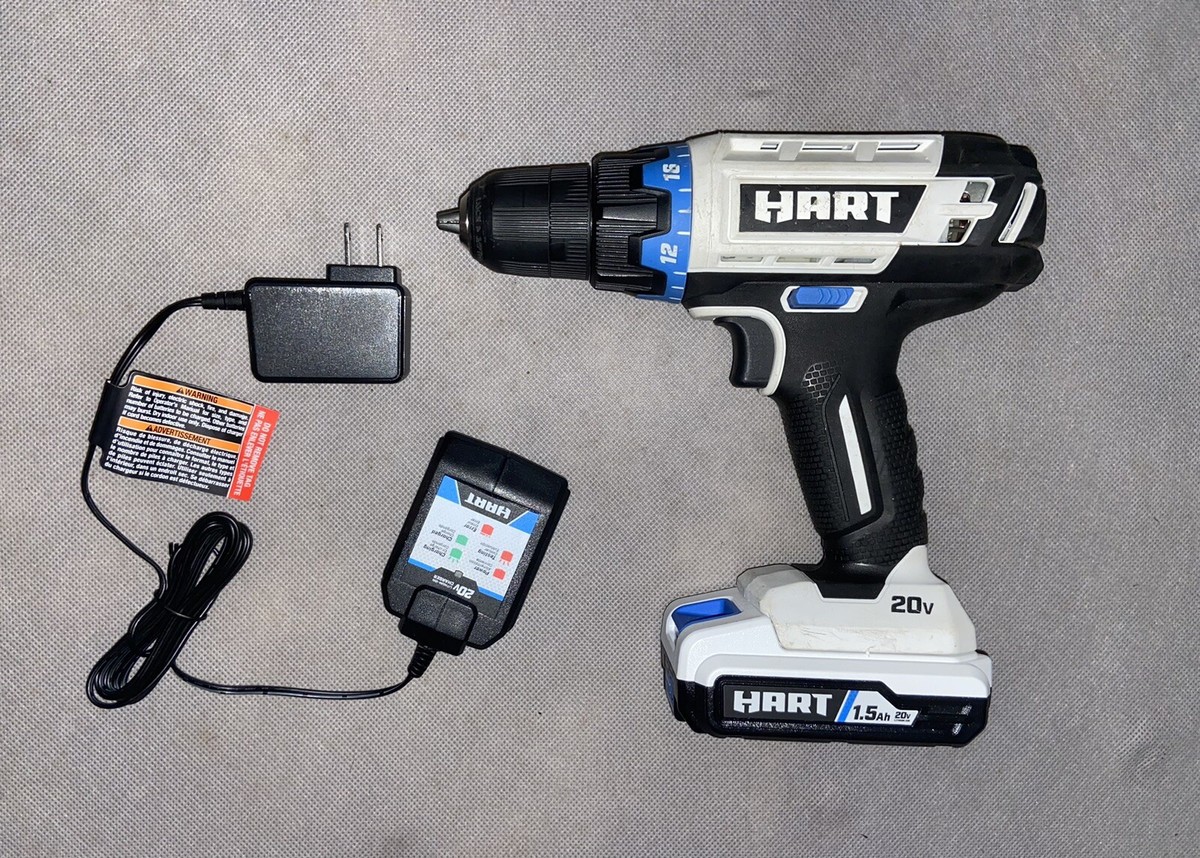 HART 20V Lithium-Ion 3/8” Cordless Drill/Driver With Battery