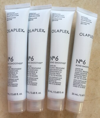Olaplex No 6 Bond Smoother Leave In Styling Treatment Mini 0.68oz (lot of 4)