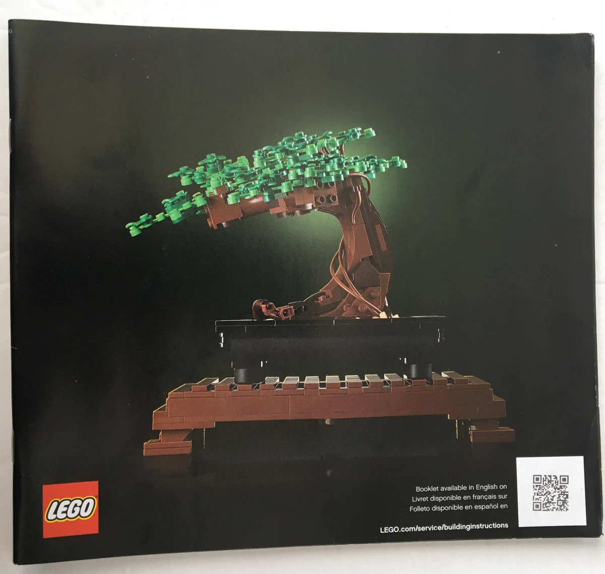 Instruction BOOKLET Manual ONLY NEW Lego Bonsai Tree 10281 NO BRICKS OR  PARTS