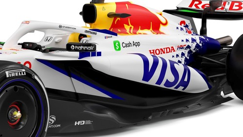 1/10 Visa Cash App Racing Bulls VCARB 02 2025 F1 RC Car Vinyl Sticker Sheet - 第 6/9 張圖片