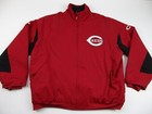 Mens 2Xl Cincinnati Reds Majestic Authentic team issued dugout jacket Therma