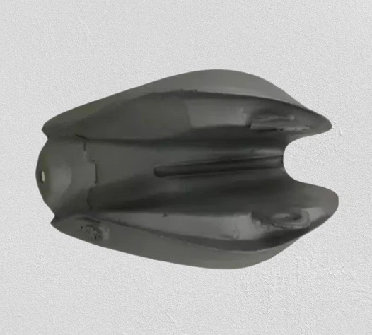 SUITABLE FOR YAMAHA XT 500 TT RAW STEEL FUEL TANK 1980 MODEL Cap + Free — 第 3/4 张图片