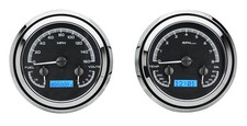 Dakota Digital 47-53 Chevy Gmc Truck Analog Gauge Kit Black Blue Vhx-47c-pu-k-b