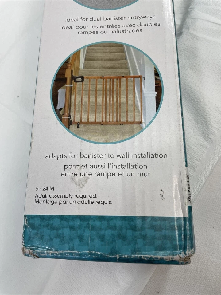 Summer Infant 36.75-in Brown Wood Safety Gate Extender #27573B - Image 3 of 4