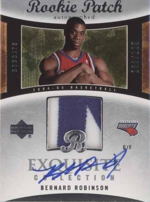 2004-05 Upper Deck Exquisite Collection - Bernard Robinson #58 - 1 of 2