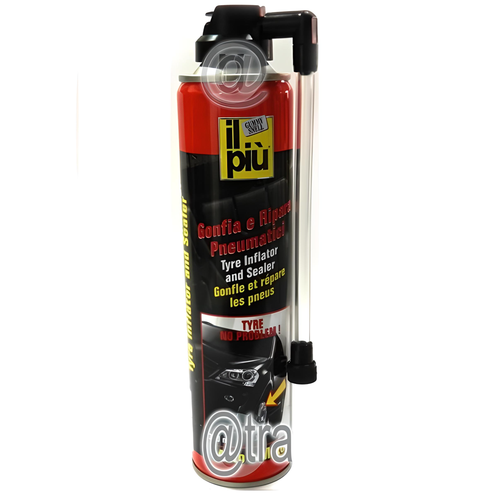 COMPATIBILE CON FIAT PANDA KIT GONFIA E RIPARA GOMME PER AUTO MOTO SCOOTER BICI QUAD EMERGENZA STRADALE SOLUZIONE CON 1 FLACONE DA 280ML
