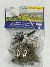 AMERICAN CIVIL WAR CONFED TOY SOLDIER ACTION FIGURE SET SMALL