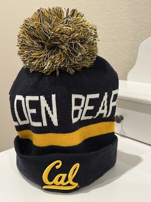 Pom Cal Beanie Under Armour Beanie One Size Blue Knit Pom Cal