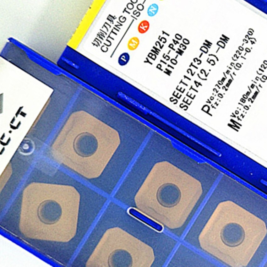 ZCC.CT SEET12T3-DM YBM251 SEET42.5 SEET12T3 CNC carbide inserts