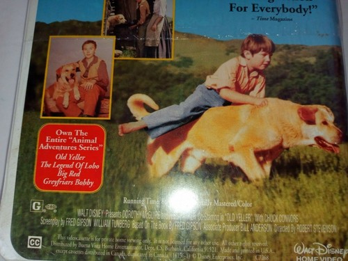 Walt Disney Old Yeller VHS New Sealed Fully Restored Edition - Picture 3 of 9