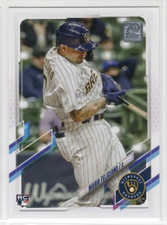 Mario Feliciano 2021 Topps Update Baseball Rookie #US174 Milwaukee Brewers