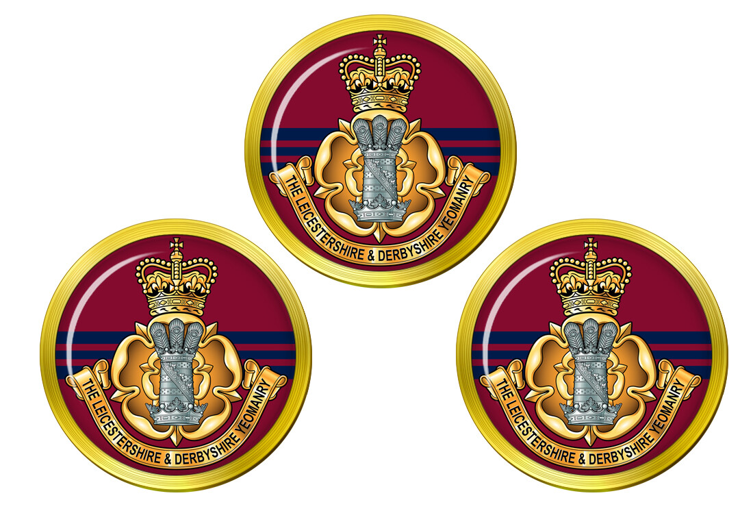 Leicestershire and Derbyshire Yeomanry, British Army Golf Ball Markers
