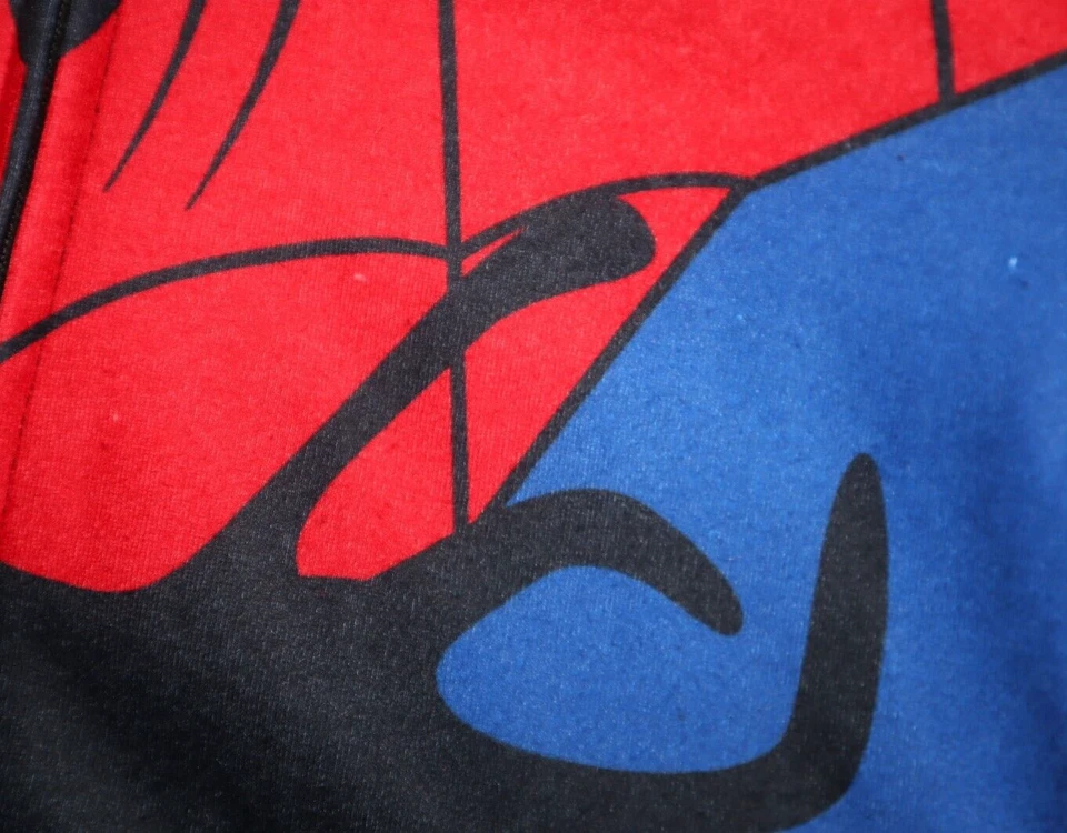 RARO Spider-Man Venom Talla S Sudadera con Capucha Máscara Disfraz Cremallera Completa Transform Ultimate Foto 2 de 4