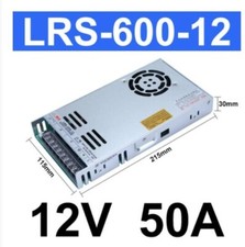 1PCS Meanwell LRS-600-12 600W 12V 50A switching power supply original brand new