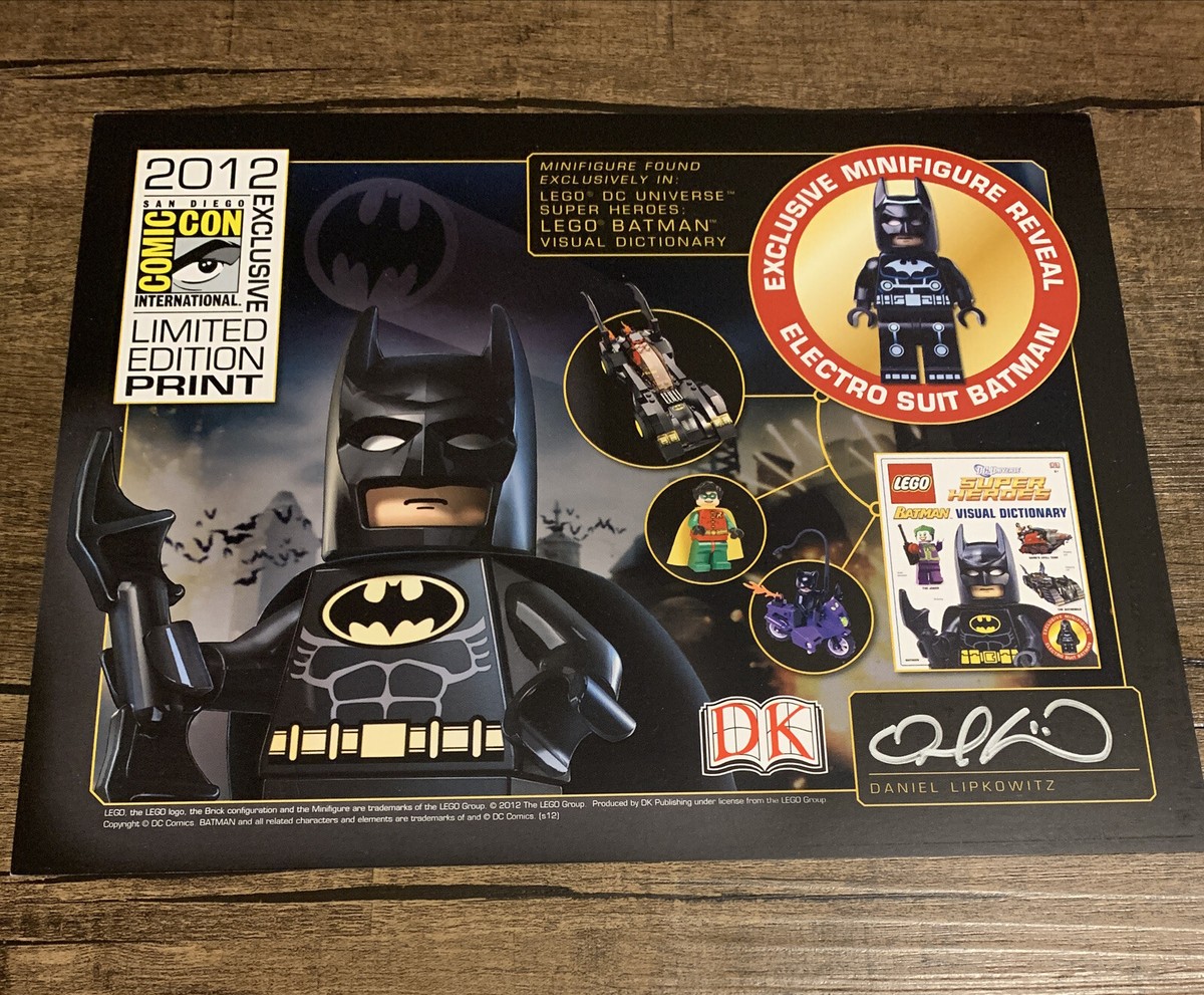バットマン　限定プリント SDCC 2012 LEGO Electro Suit BATMAN Super Heroes Limited Edition