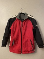 Nike Reversible Youth 14-16 Jacket Windbreaker Size Large VTG Y2K Embroidered
