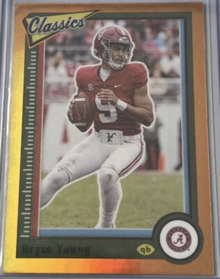 2023 Chronicles Draft BRYCE YOUNG RC CLASSICS ORANGE PARALLEL ROOKIE Panthers!