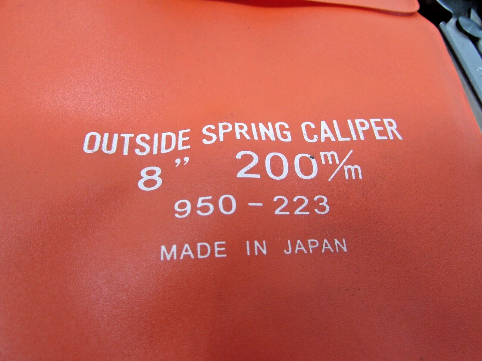 Exc. Mitutoyo 8" outside spring Caliper 950223 INSTITUTO TECNOLÓGICO