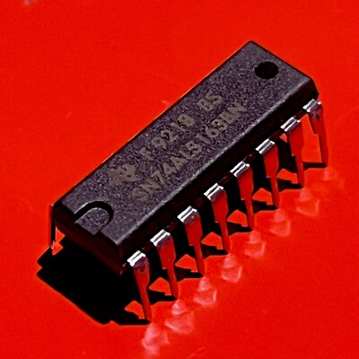 [1x] SN74ALS163BN Texas Synchronous 4-Bit Decade And Binary Counter IC PDIP-16
