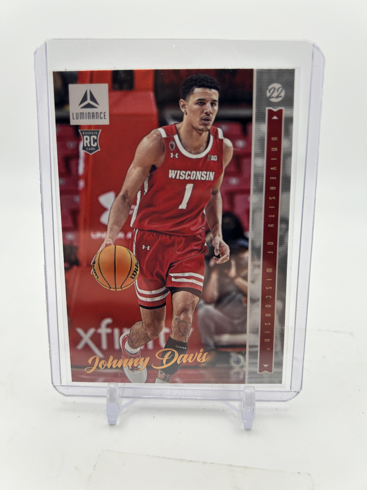 2022 Panini Chronicles Draft Picks #39 Johnny Davis Luminance Bronze